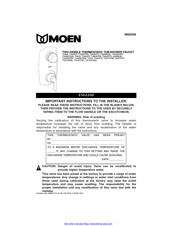 Moen T3428CGSA Instrucciones De Instalación