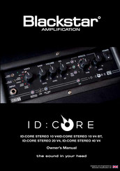 Blackstar Amplification ID:CORE STEREO 20 V4 Manual Del Propietário