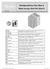 tepro Flex Shed S Manual Del Usuario