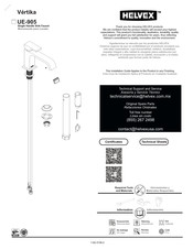 Helvex Vertika UE-905 Instrucciones De Montaje