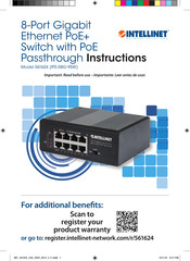 Intellinet Network Solutions IPS-08G-95W Instrucciones