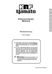 KNF Yamato RE212-G Manual De Instrucciones