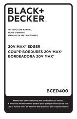 Black and Decker BCED400 Manual De Instrucciones