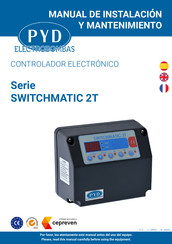 PYD Electrobombas SWITCHMATIC 2T Serie Manual De Instalación Y Mantenimiento