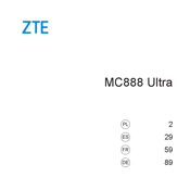 ZTE MC888 Ultra Guia De Inicio Rapido