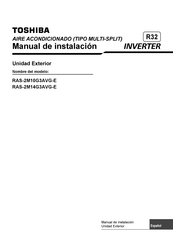 Toshiba RAS-2M14G3AVG-E Manual De Instalación