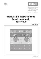 LORCH BasicPlus BF07 Manual De Instrucciones