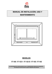 FM Calefaccion IT-122 D Manual De Instalación, Uso Y Mantenimiento