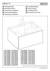 KEUCO Edition 11 31251370000 Instrucciones De Instalación