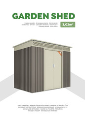 GARDEN SHED 3,02m2 Instrucciones De Montaje