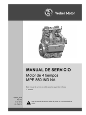 Weber Motor MPE 850 IND NA Manual De Servicio