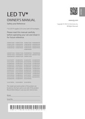 LG 75QNED90SQA.AWM Manual Del Usuario