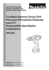 Makita HP333D Manual De Instrucciones