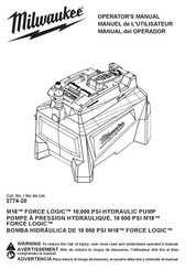 Milwaukee 2774-21HD Manual Del Operador