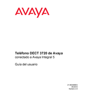 Avaya DECT 3725 Guia Del Usuario