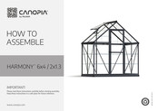 Palram HARMONY 6x4 Instrucciones De Montaje