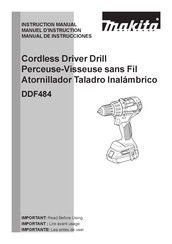 Makita DDF484R Manual De Instrucciones