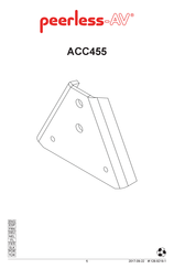 peerless-AV ACC455 Manual Del Usuario