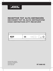 AXIL RT 0406 HD Manual De Usuario