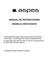 Aspes AMW2700DGX Manual De Instrucciones