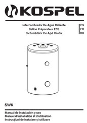 Kospel SWK140 Manual De Instalacion Y Uso