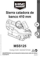 Mac allister MSS125 Manual Del Usuario