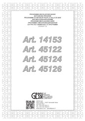 Gessi 14153 Instrucciones De Instalación