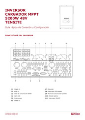 Tensite 5200W 48V MPPT Guía Rápida