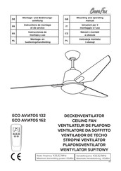 CasaFan ECO AVIATOS 162 Instrucciones De Montaje Y Uso