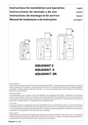 KAESER KOMPRESSOREN AQUAMAT 5R Instrucciones De Montaje Y De Uso