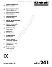 EINHELL APM 241 Manual De Instrucciones