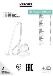 Kärcher T 11/1 Classic HEPA Re!Plast Manual Del Usuario