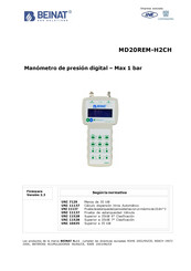 Beinat MD20REM-H2CH Manual Del Usuario