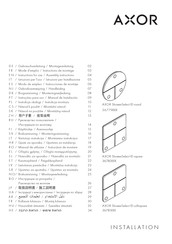 Axor ShowerSelect ID softsquare 36781 Serie Modo De Empleo/Instrucciones De Montaje