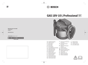 Bosch GAS 18V-10 L Professional Manual Original