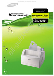 Samsung ML-1250 Manual Del Usuario