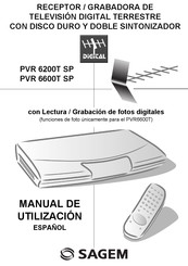 Sagem PVR 6200T SP Manual De Utilización