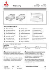 Mitsubishi MOTORS MME41339MT Instrucciones De Montaje