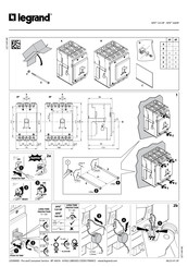 LEGRAND DPX3 160 Instrucciones De Montaje