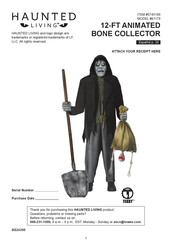 HAUNTED LIVING 61179 Manual Del Usuario