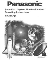 Panasonic SuperFlat CT-27SF25 Instrucciones De Operación