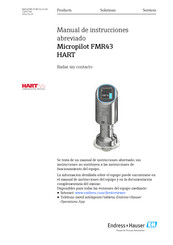 Endress+Hauser Micropilot FMR43 Manual De Instrucciones Abreviado