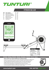 Tunturi FITROW 80i AIR Manual Del Usuario