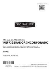 LG SIGNATURE KITCHEN SUITE SKSFD4826P Manual Del Propietário