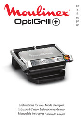 Moulinex OptiGrill+ Instrucciones De Uso