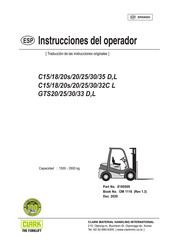 Clark C20s Instrucciones Del Operador