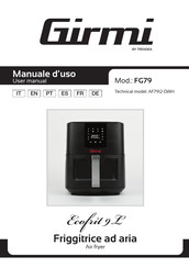 TREVIDEA Ecofrit 9 L Girmi FG79 Manual Del Usuario