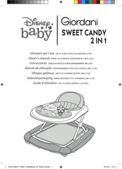 Disney baby Giordani SWEET CANDY 2 IN 1 Instrucciones