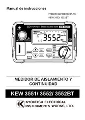 Kyoritsu Electrical Instruments Works KEW3552 Manual De Instrucciones