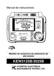 Kyoritsu Electrical Instruments Works KEW3025B Manual De Instrucciones